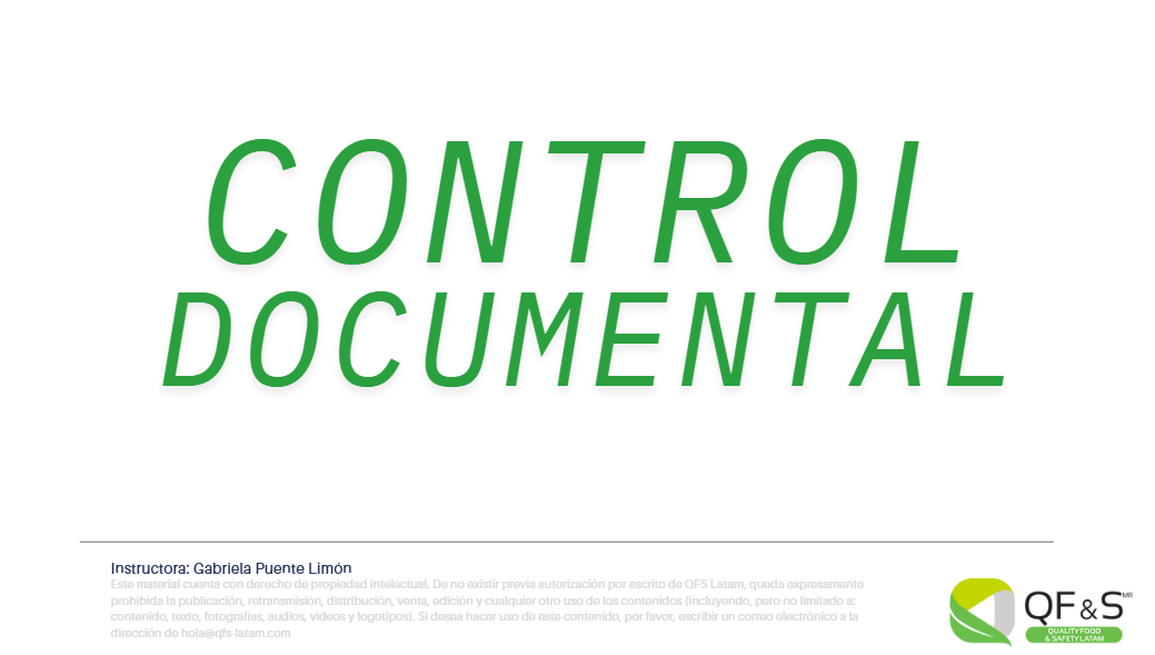 Control documental - Virtual - ¡Promoción!